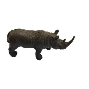 Shulemin Simulation African Male Rhino Wildlife Animal Model Display Figure Kids